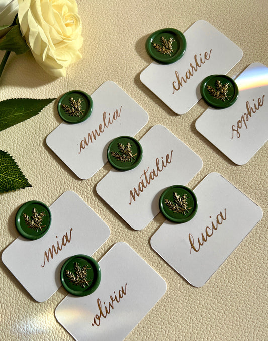 Wax Seal Place Card